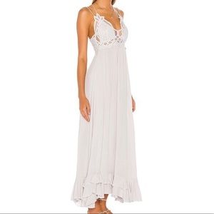 NWT Free People Adella Crochet Lace Maxi Slip Dress - Small
